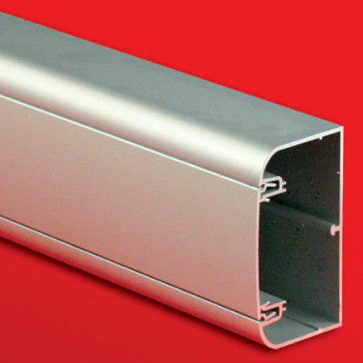 Алюминиевый кабель-канал 90х50 мм (с 1 крышкой), цвет серебристый - фото 1 - id-p33743278