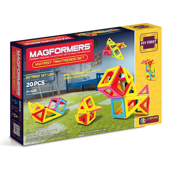Magformers Магнитный конструктор Набор My First Tiny Friends из 20 элементов