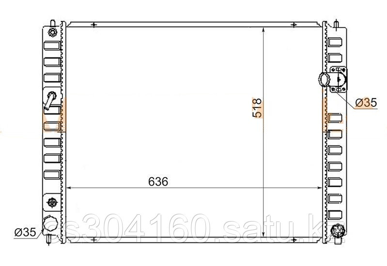 Радиатор INFINITI EX35 08-