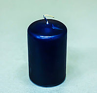 Декоративная свеча пеньковая (синяя)