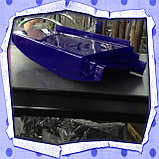 Полка обувная овальная синего цвета на эконом панель, фото 3