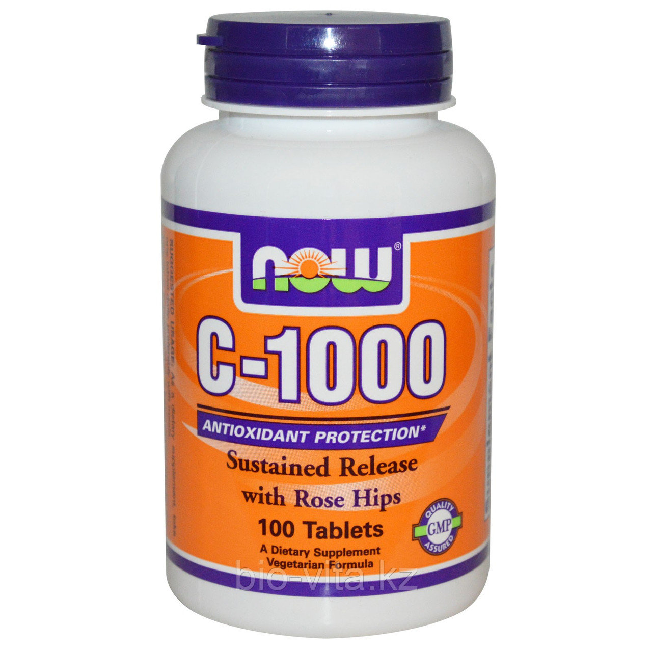 Витамин С c шиповником с замедленным высвобождением. Now Foods, C-1000, 100 таблеток.