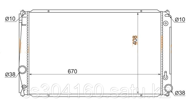 Радиатор TOYOTA ESTIMA ##R5# 06-
