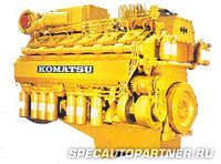 Двигатель Komatsu SDA12V140E, SDA12V160, SDA16V160, SSDA16V160