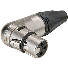 Neutrik NC3FRX разъём XLR угловой "мама", 3 pin