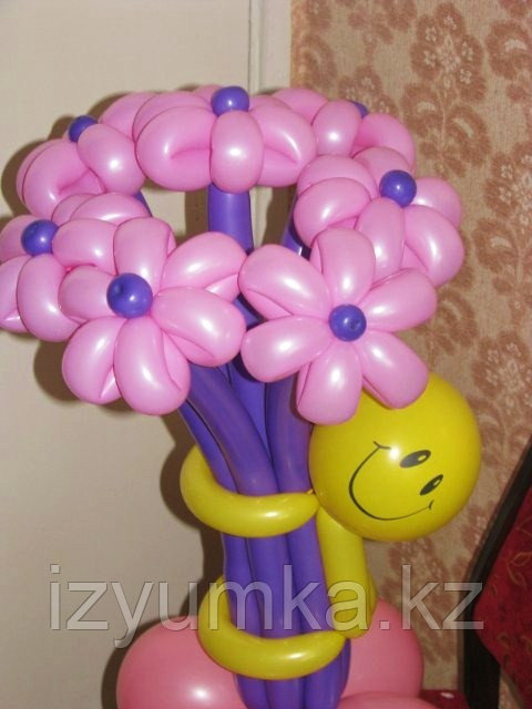 Цветок из шарика в Павлодаре