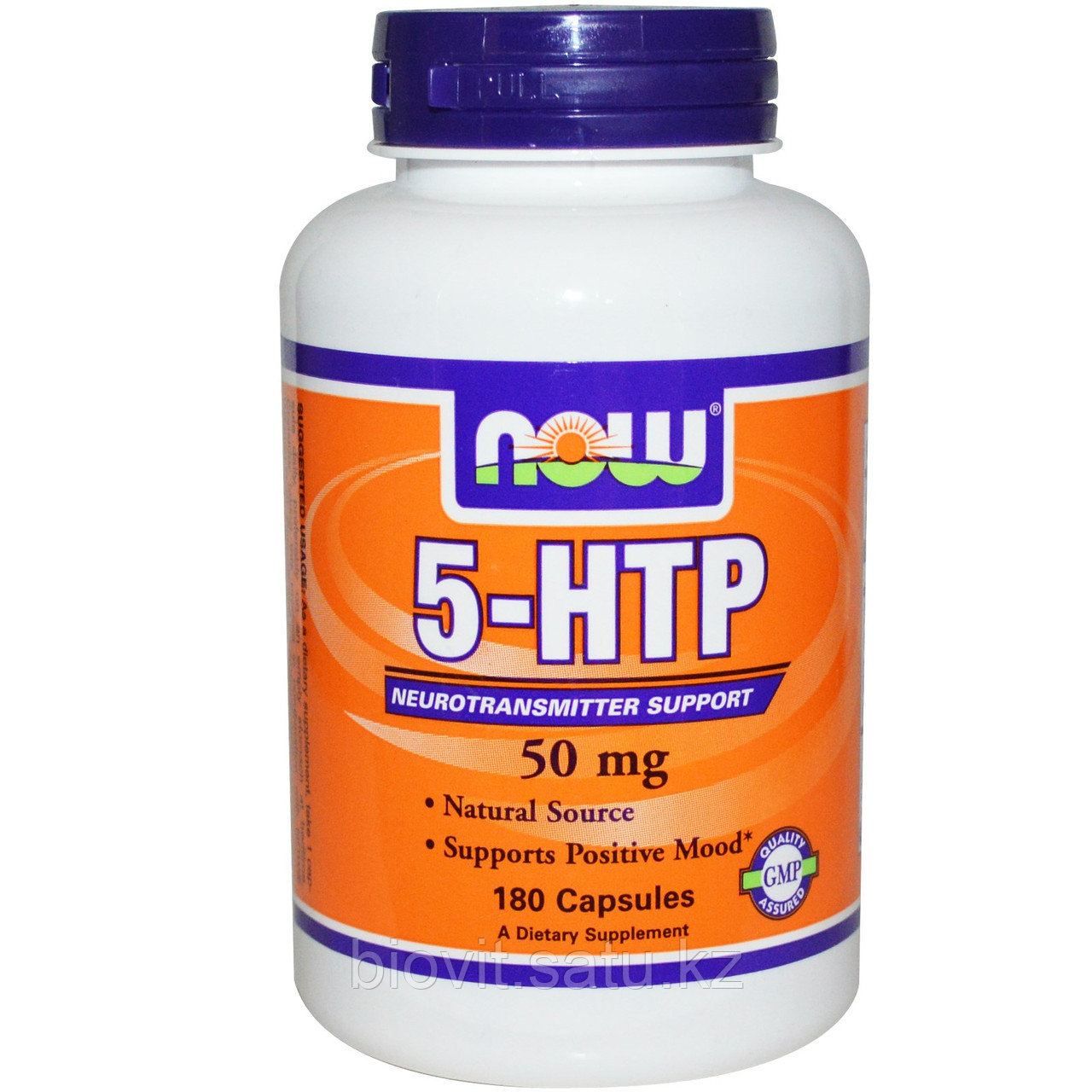 Гриффония 5-HTP, 50 мг, 180 капсул. Now Foods