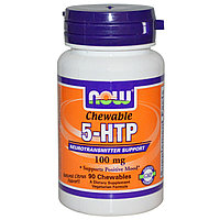 Гриффония 5-HTP , жевательные таблетки с цитрусовым вкусом, 100 мг, 90 шт. Now Foods БЕСПЛАТНАЯ ДОСТАВКА