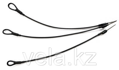 Тросик крепежный стальной в оболочке Pin Lanyard black Pin