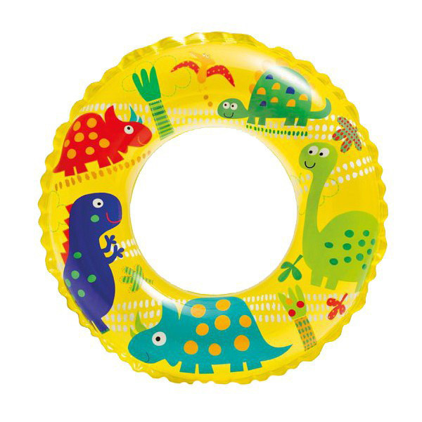 Надувной детский круг для плавания "Динозаврики" INTEX (61 cm)