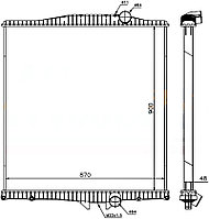 Радиатор VOLVO FH 12 /16 /WG 93-