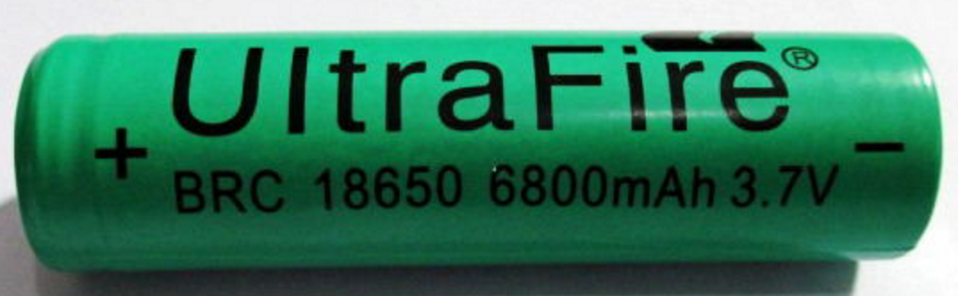 Аккумулятор 18650 6800mAh  UltraFire, 3,7в литий-ионный 1 шт алматы