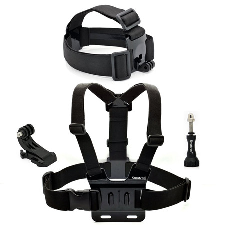 Smatree® Комплект креплений 4 в 1 для GoPro 5/4/3+/3/SJCAM/Xiaomi