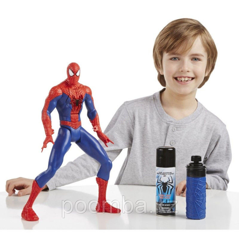 Человек паук стреляющий паутиной Spider Man/Hasbro