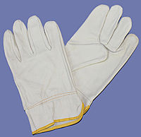 Перчатки кожаные рабочие - фото 1 - id-p2919862