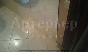 Зеркало в ванную от компании "Артерьер" (установка зеркал в помещениях) 3