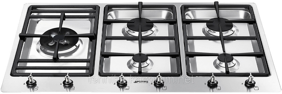 Встраиваемая газовая поверхность Smeg PSF906-4