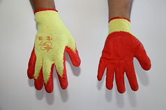 Перчатки с каучковым покрытием