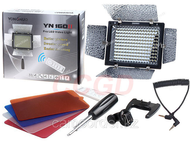 Накамерный прожектор YN-160 II LED со встроенным микрофоном - фото 2 - id-p2080516
