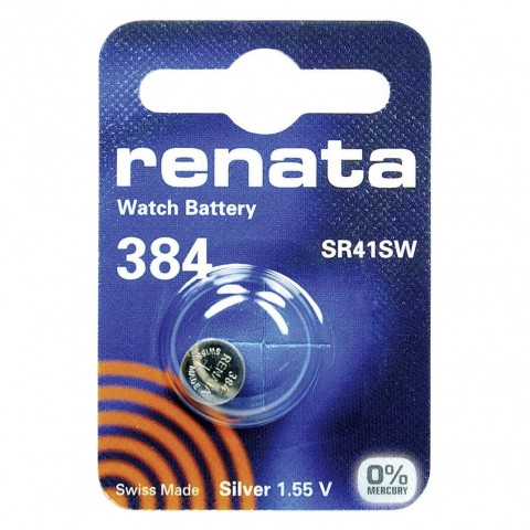 Батарейка Renata 384 SR41W 1.55V