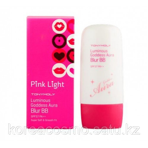 Tony Moly Pink Light Luminous Goddess Aura Blur BB Cream SPF37 PA++ Безупречный бб крем