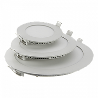 Светодиодные светильники ультра тонкие 3,6,9,12,15,18ватт телого и холодного свечения