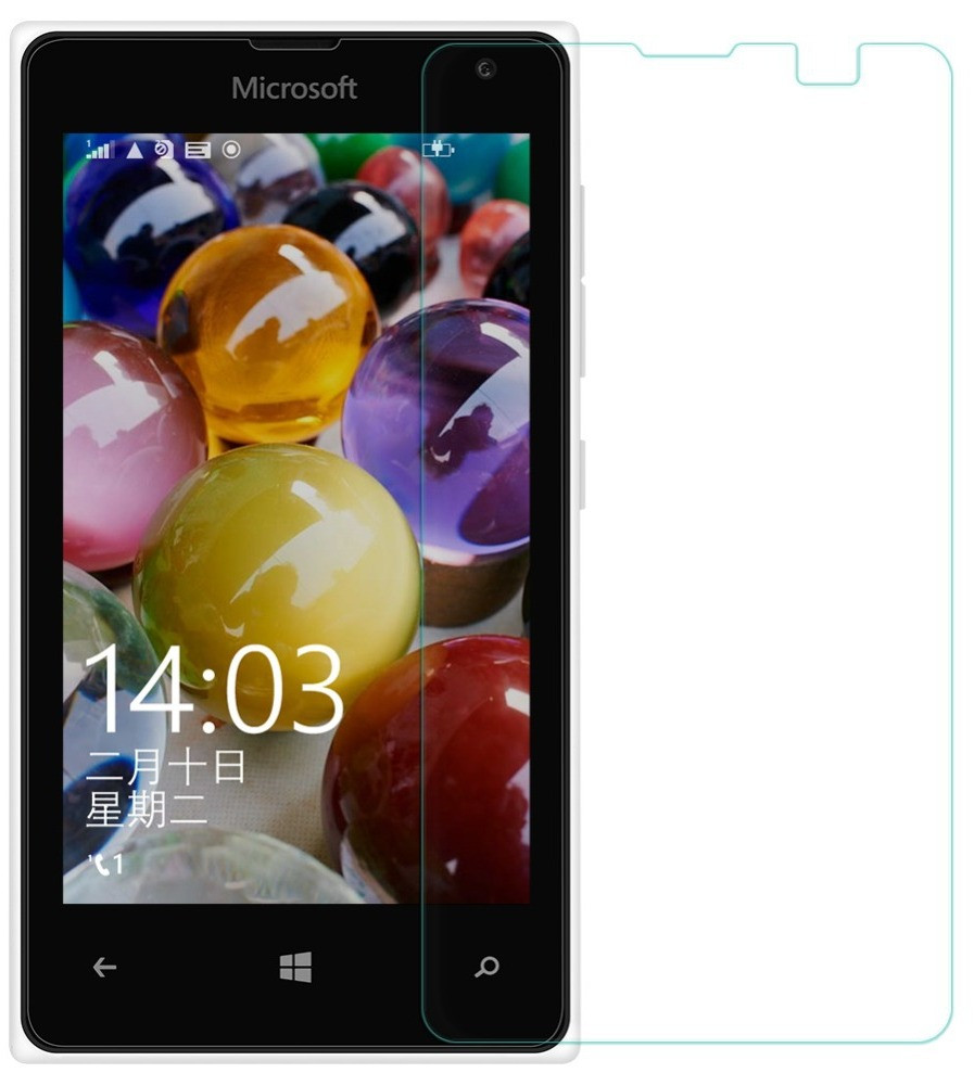 Противоударное защитное стекло Crystal на Nokia Lumia 435