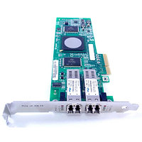 JF340 Сетевой Адаптер Dell (Qlogic) QLE2462-DELL PX2510401 2x4Гбит/сек Dual Port Fiber Channel HBA LP PCI-E4x