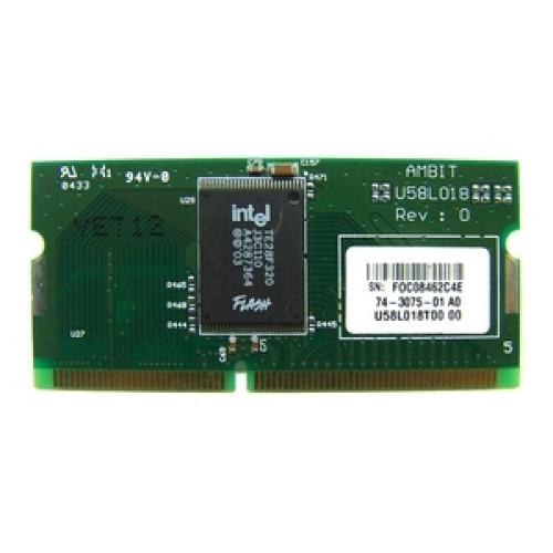 74-3075-01 Модуль Памяти Mini-Flash Cisco [Ambit] U58L018 4Mb For 800 827 837 877 Series