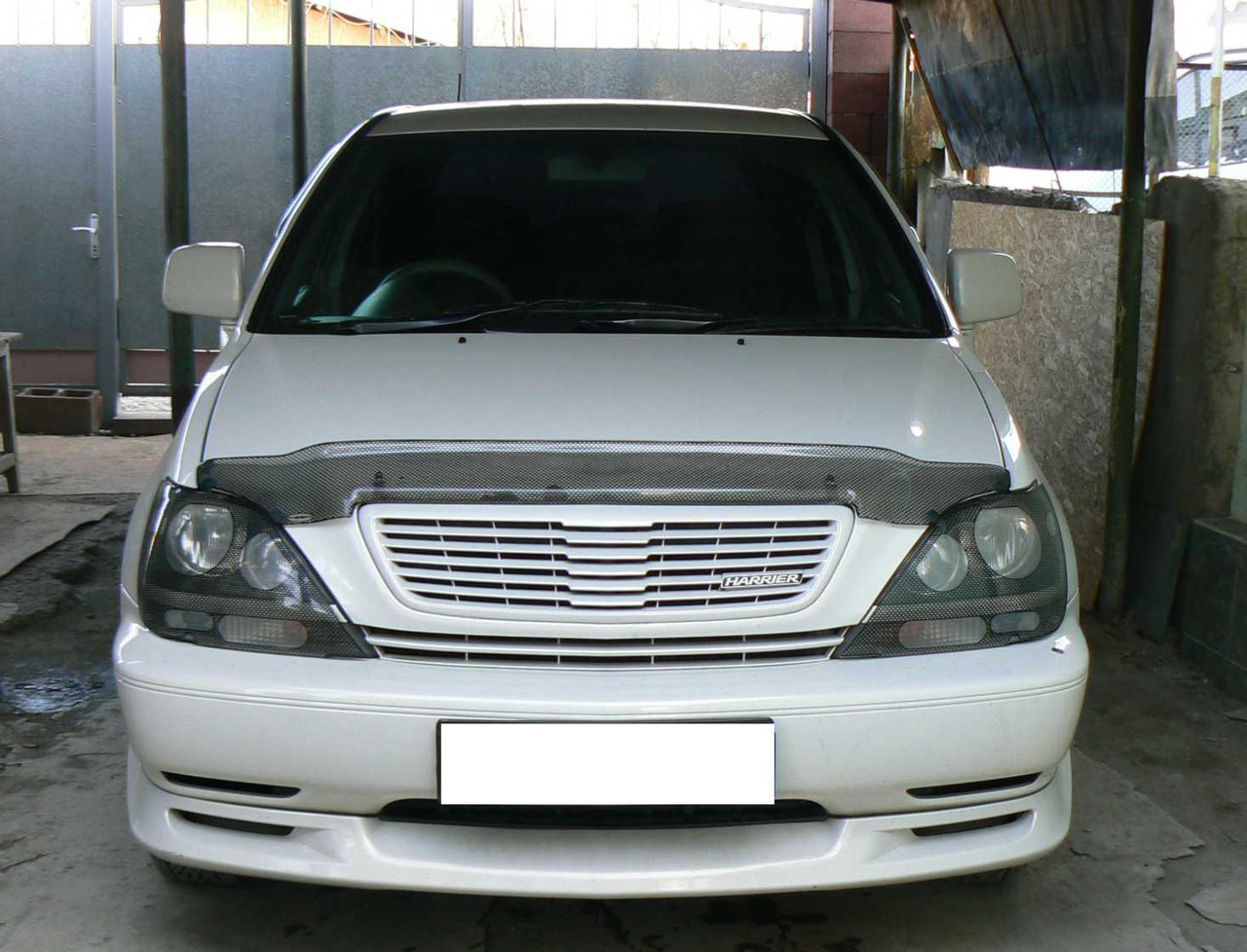 Защита фар Lexus RX 1998-2002 карбон - фото 1 - id-p28785747