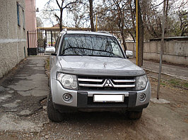 Защита фар Mitsubishi Pajero 2007+ карбон