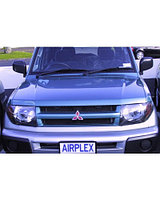 Защита фар Mitsubishi Pajero IO 1998- прозрачная