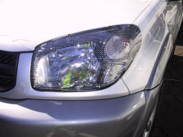 Защита фар Toyota RAV4 2003-2004 карбон