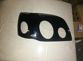Защита фар Nissan X-trail (T30) 2001-2006 с чёрным рисунком