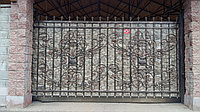 Ворота металлические с ковкой