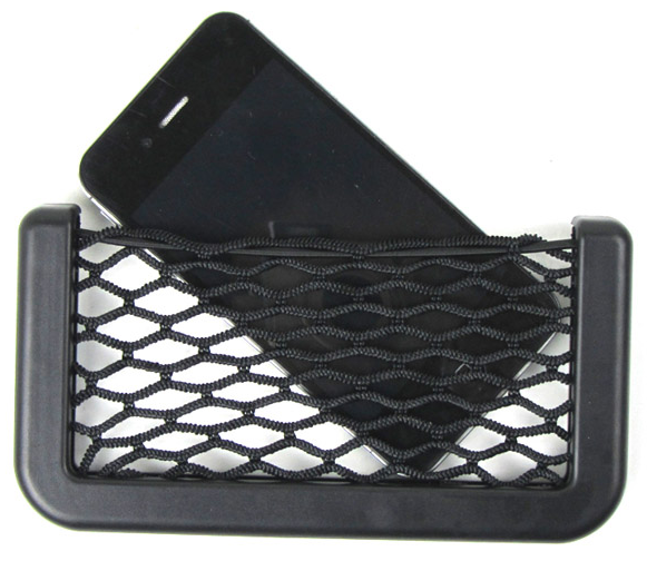 Автомобильный держатель-сетка для телефона на липучке (14,5* 8 см)
