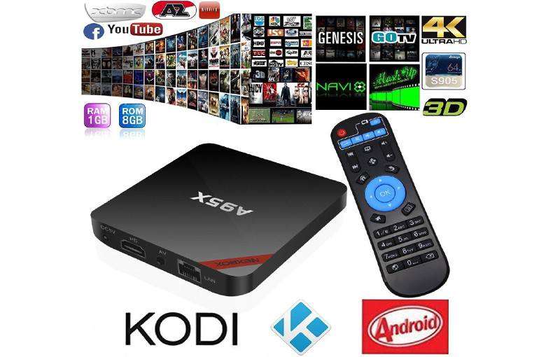 Android TV Box, Android 5,1 OTT NEXBOX A95X  1GB-8GB