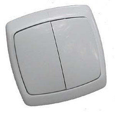 ВЫКЛЮЧАТЕЛЬ наружный 2-х клавишный