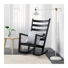 Кесло-качалка ВЭРМДЭ д/дома/улицы черно-коричневый ИКЕА, IKEA , фото 2
