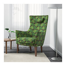Кресло c высокой спинкой СТОКГОЛЬМ зеленый ИКЕА, IKEA  , фото 2
