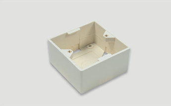 Eurolan Настенная коробка для рамок серии 45, на 4 модуля 22.5х45.0, белая