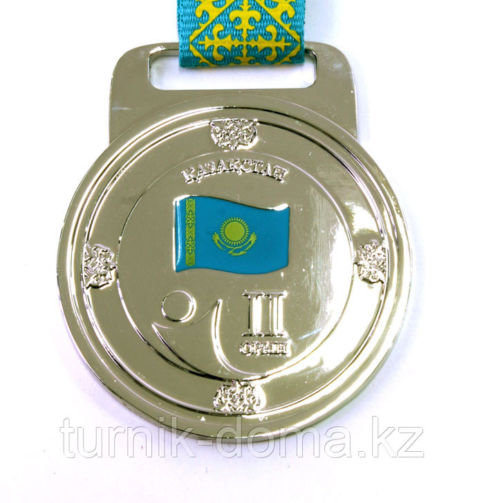 Медаль рельефная за 2-е место (серебро) - фото 1 - id-p35212891