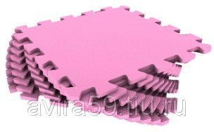 Напольное покрытие для игровой комнаты розовое