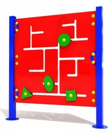 Развивающий уличный Лабиринт "Фигуры 1"детский Размеры: 1.0х1.1м