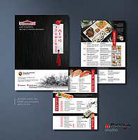 Дизайн и верстка меню для ресторана «Киссатэн»  1