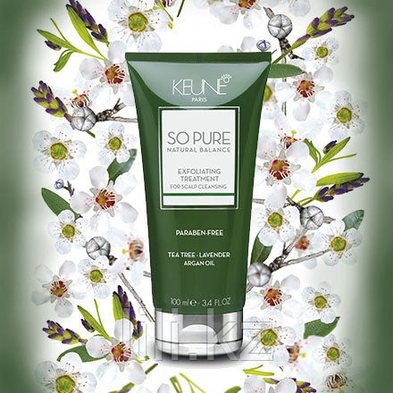 Маска-скраб "Обновляющая" Keune So Pure Natural Balance Exfoliating Treatment 100 мл.