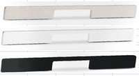 Мебельная ручка алюминий, 400 мм, цвет черный