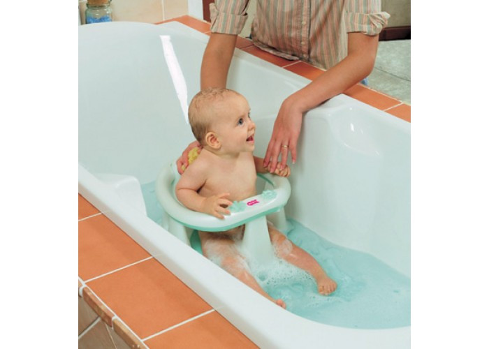 Детское сиденье для ванны розовое / Стульчик для купания ребенка