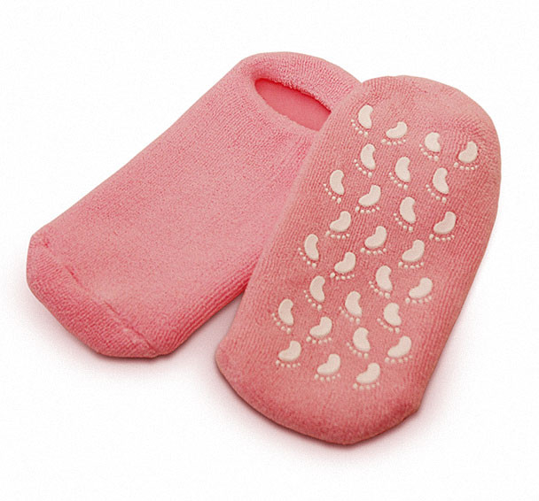 Гелевые SPA носочки розовые