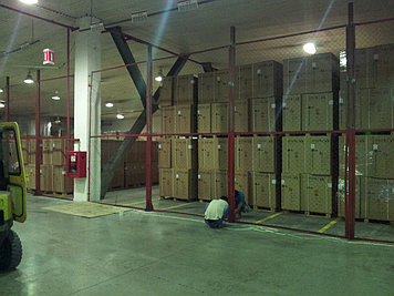 Ограждение для склада